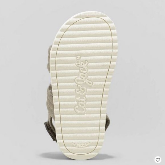 Cat & Jack Gray Kids Sandals - Picture 4 of 4
